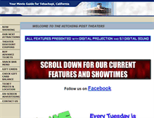 Tablet Screenshot of hitchingposttheaters.com